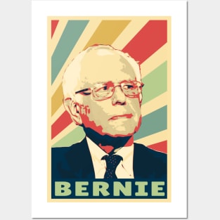 Bernie Sanders Vintage Colors Posters and Art